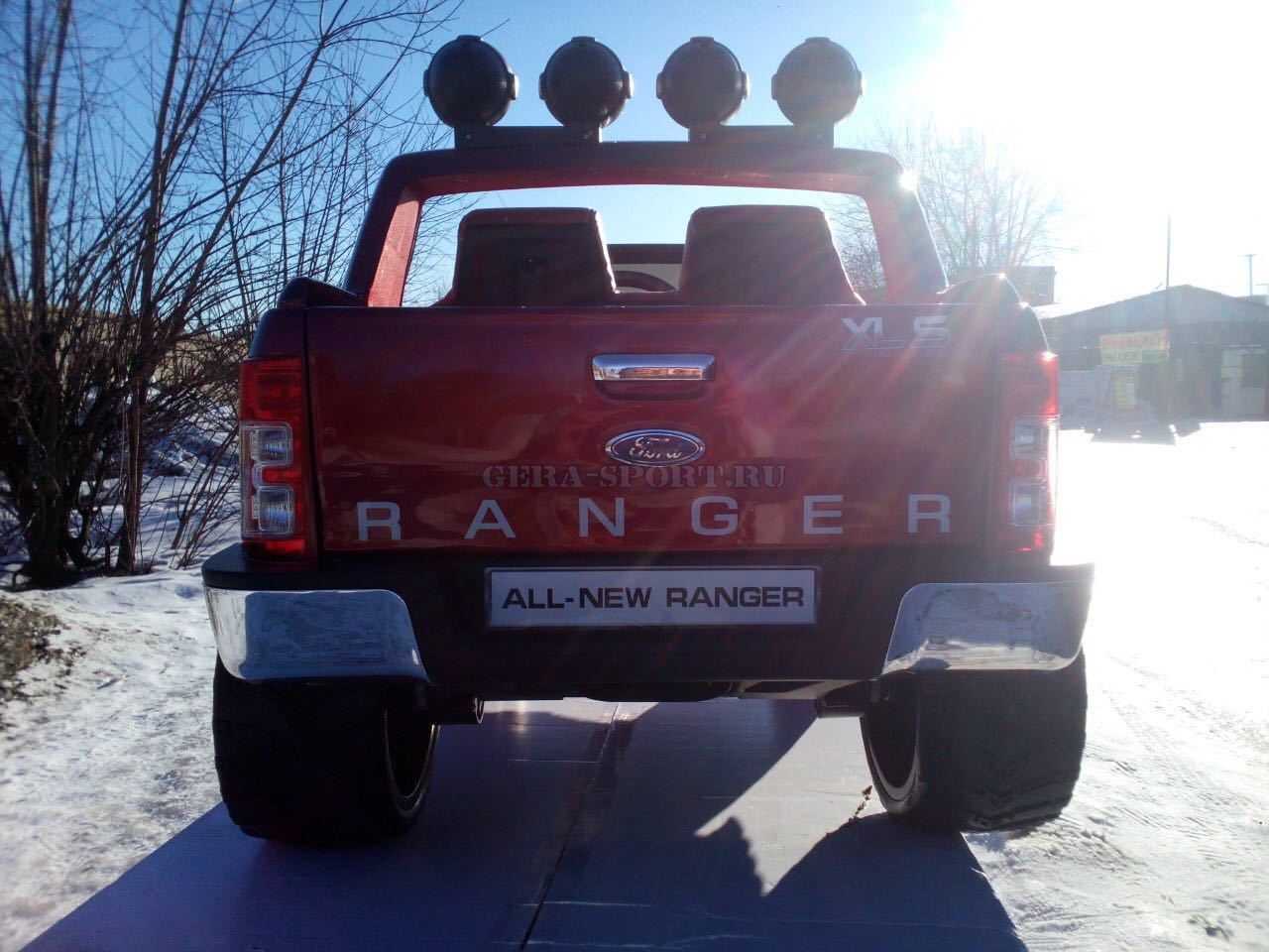 Детский электромобиль джип Ford Ranger XLS на резиновых колесах