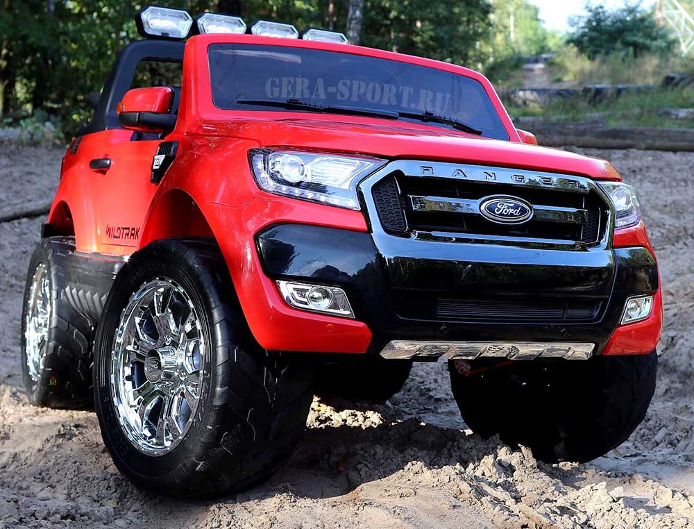 детский электромобиль Ford Ranger 4x4 с дисплеем