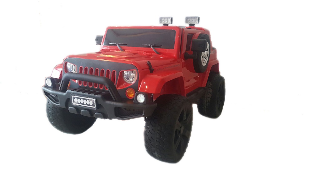 Детский электромобиль Jeep Wrangel O 999 OO 4x4 красный