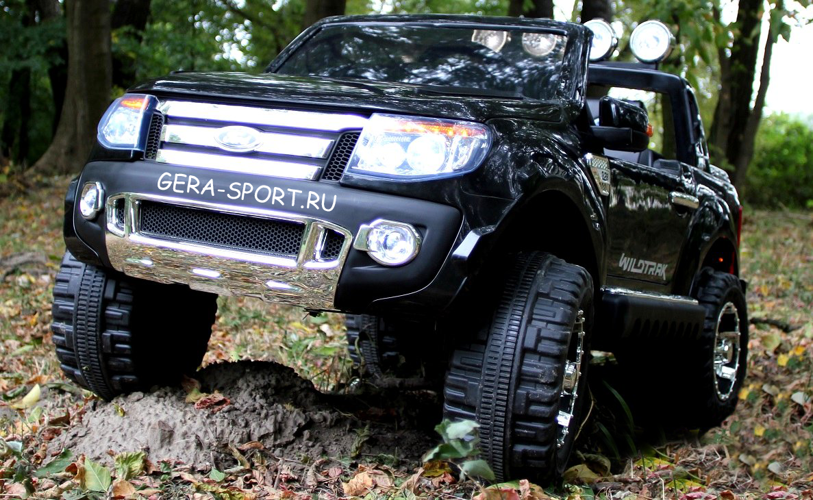 Детский электромобиль джип Ford Ranger XLS на резиновых колесах