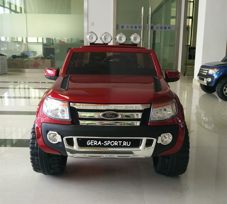 Бордовый детский электромобиль Ford Ranger XLS