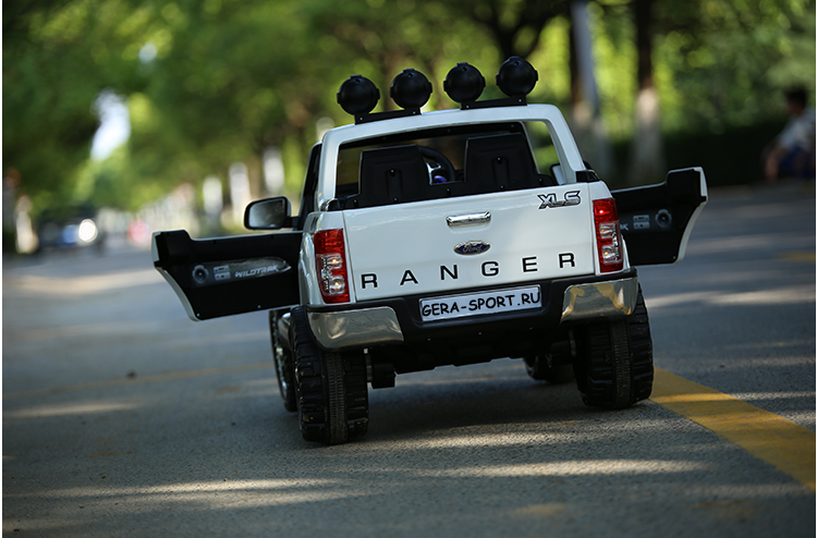 Купить детский электромобиль Ford Ranger белого цвета