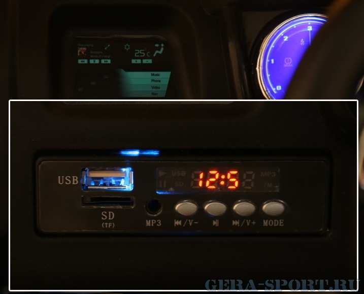 Магнитола детского электромобиля Ford Ranger XLS