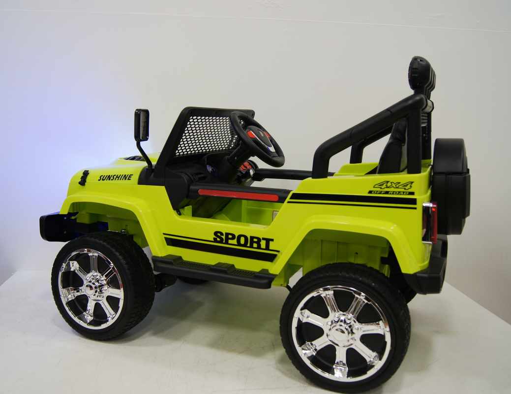 Jeep T008TT детский электромобиль зеленый