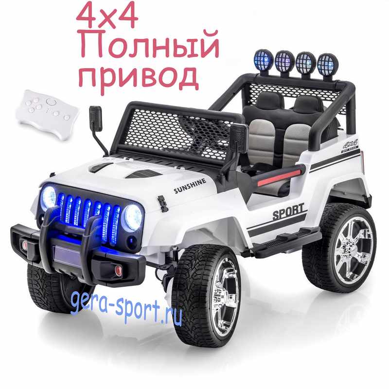 Полноприводный детский электромобиль джип T008TT