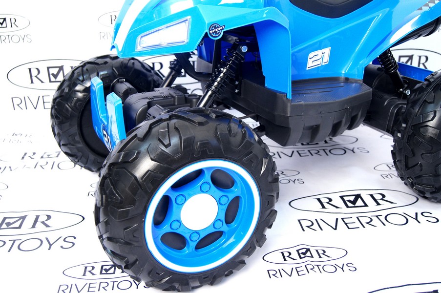 Квадроцикл детский RiverToys T777TT каучуковые колеса