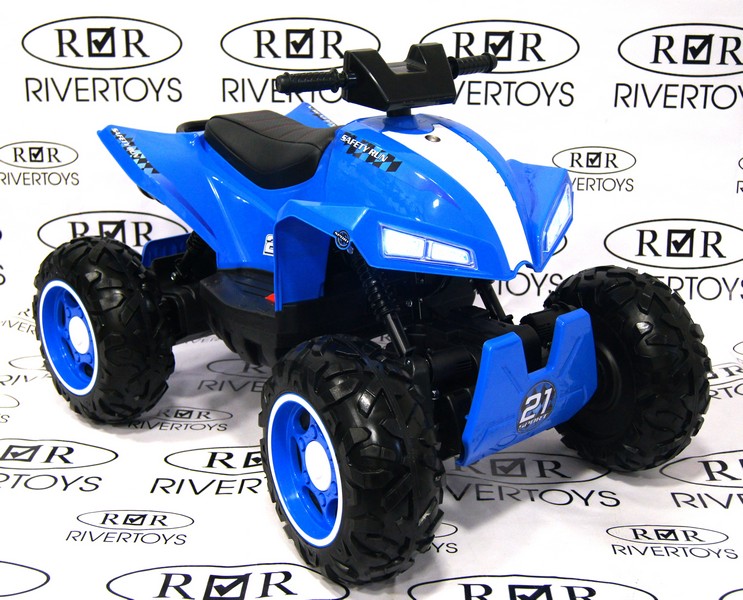 Квадроцикл детский RiverToys T777TT каучуковые колеса