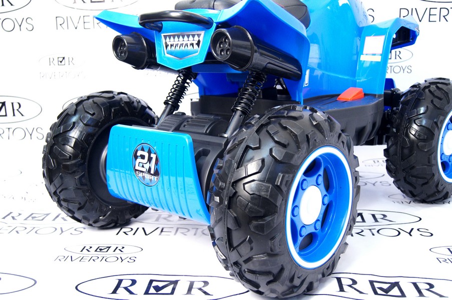 Квадроцикл детский RiverToys T777TT каучуковые колеса