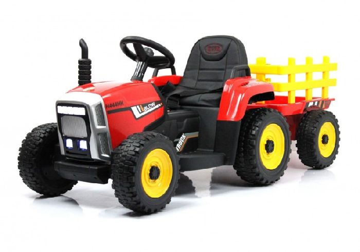 Детский электромобиль трактор с прицепом H444HH