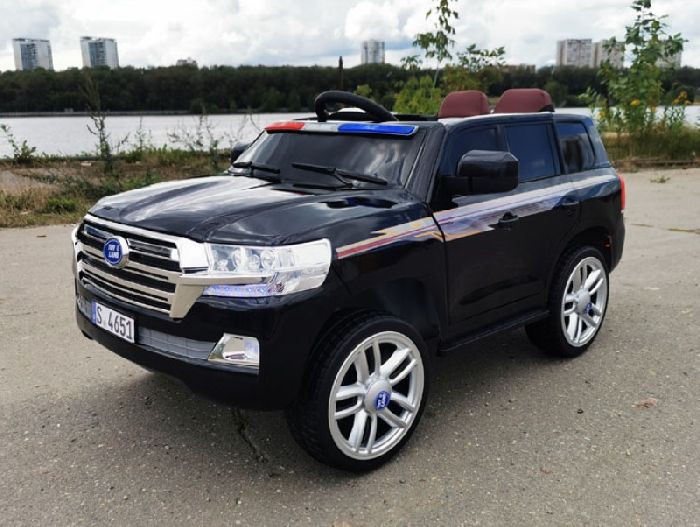Джип Land Cruiser Police YBH 4651 детский электромобиль на резиновых колесах