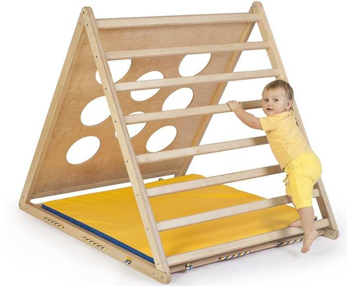 Детский спортивный уголок Kidwood домашний деревянный Треугольник