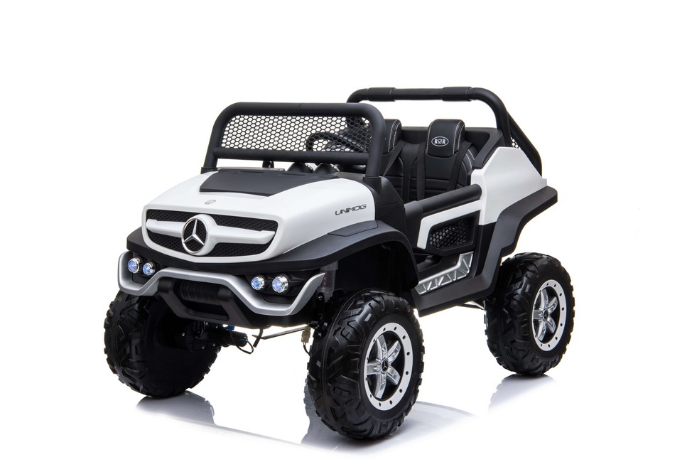 Детский электромобиль на резиновых колесах Mercedes-Benz Unimog Concept P555BP 4WD